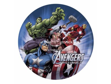 Jedlý obrázok kruh Avengers 2