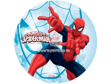 Jedlý obrázok kruh Spiderman 1