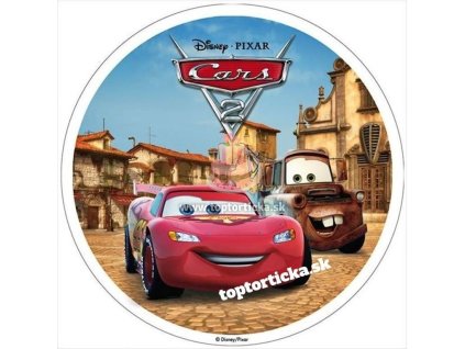 Jedlý obrázok kruh Cars 2