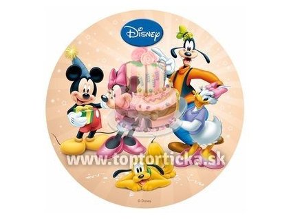 Jedlý obrázok kruh Disney postavičky 2