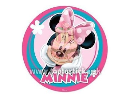 Jedlý obrázok kruh Minnie 6