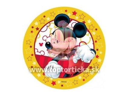 Jedlý obrázok kruh Mickey 2
