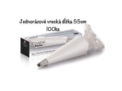 Jednorázové vrecko na zdobenie PVC 55cm 100ks