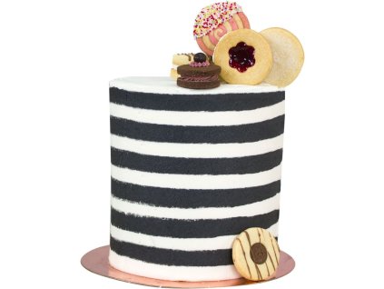 PME vysoká zdobiaca karta Pásiky (Stripes)