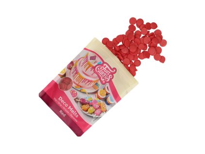 FunCakes Deco Melts Red - červené 250g