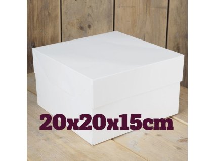 Krabica na tortu 20x20x15cm