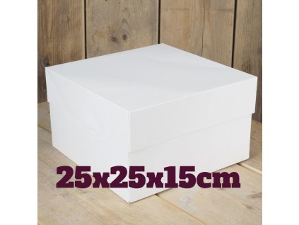 Krabica na tortu 25x25x15cm