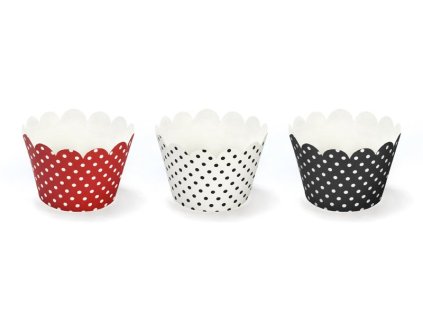 PD Krajky na cupcakes bodkované Ladybug 6ks