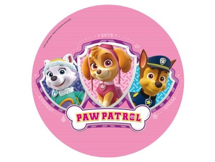 Jedlý obrázok kruh Paw Patrol 4