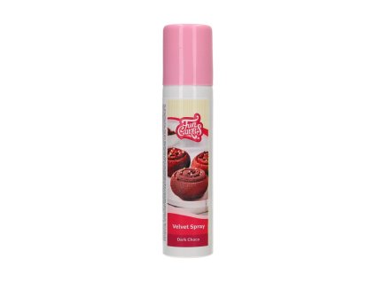 FunCakes VELVET sprej DARK CHOCO - TMAVÁ ČOKOLÁDA 100ml