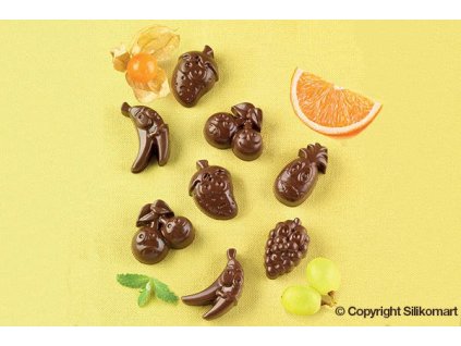 Silikónová forma na pralinky CHOCO FRUITS