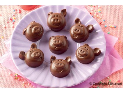 Silikónová forma na pralinky PIGS