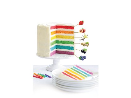 ML Rainbow Cake JAHODA - 1kg