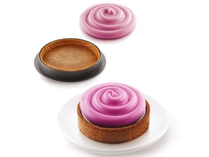 Silikomart set Mini Twist Tarte - tartaletky 80mm