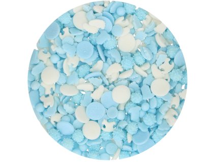 FUNCAKES2022 F51415 FUNCAKES SPRINKLE MEDLEY BABY BLUE 50G SPRINKLES JPG