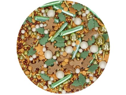 FunCakes cukrový vianočný posyp JOYFULL MEDLEY 65g