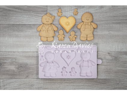 Karen Davies silikónová forma Medovníčky (Gingerbread Cookie)