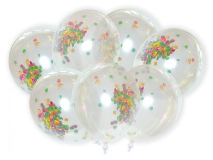 Balóniky s konfetami 7ks