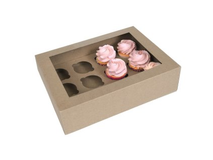 HoM Krabica na 12 cupcakes,2ks