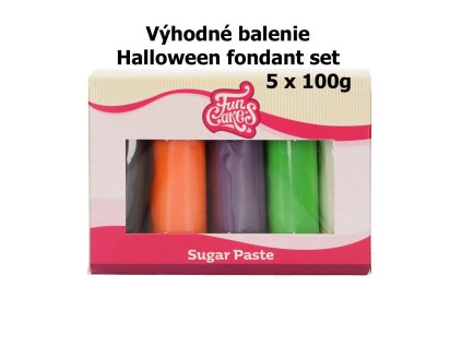 AKCIA: FunCakes fondant - halloween sada 5x100g