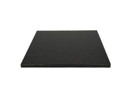 FC Čierny hrubý podnos štvorec 30x30cm, hrúbka 12mm