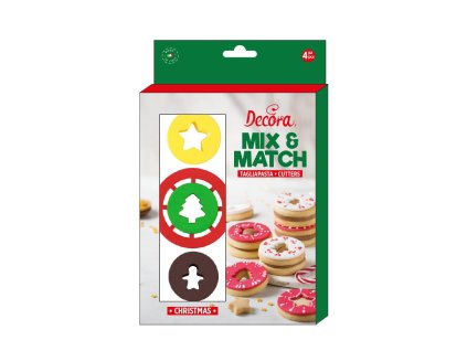 Decora vianočné vykrajovačky Mix&Match  4ks