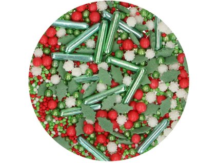 FunCakes vianočný posyp HOLIDAY MEDLEY 65g