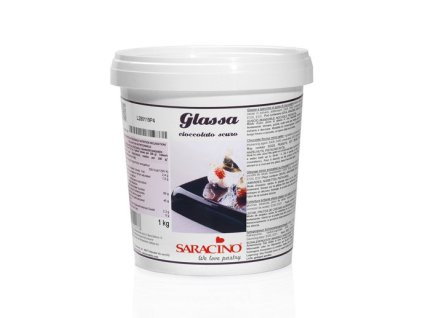 Saracino zrkadlová poleva TMAVÁ ČOKOLÁDA 1kg