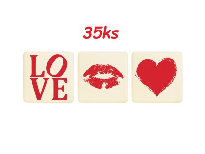 Čokoládový štvorček YOU&ME 35ks