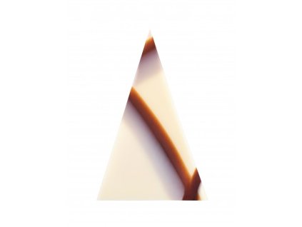 Čokoládová dekorácia - trojuholník Triangle Marble 75ks