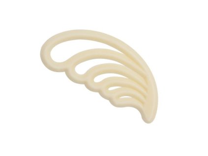 Čokoládová dekorácia - biele pierka 45g