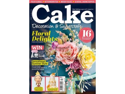 Časopis Cake Decoration & Sugarcraft Júl 7/2016 + PRÍLOHA