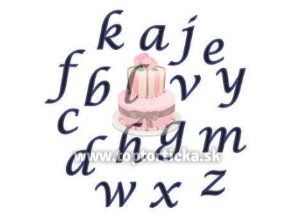 FMM Abeceda SCRIPT šikmá malá