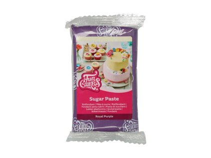funcakes sugar paste royal purple