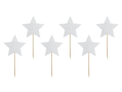 party deco silver stars