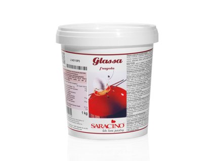 Saracino Strawberry Mirror Glaze 1kg 78013