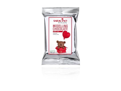 saracino modelovacia cokolada cervena 250g