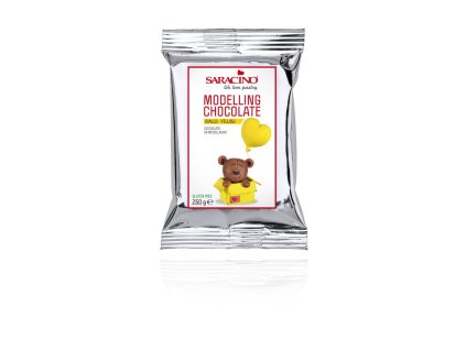 saracino modelovacia cokolada zlta 250g