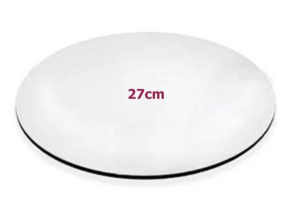 biela podlozka kruh 7cm2