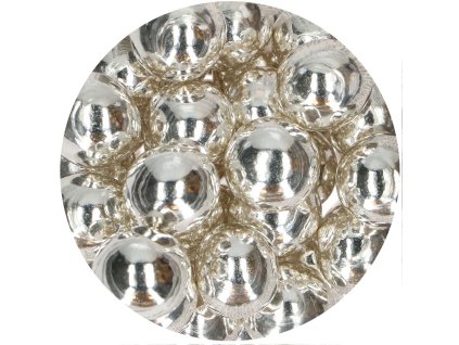 funcakes choco crispy balls metallic silver 130g