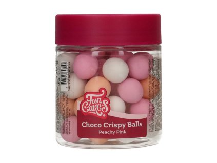 funcakes choco crispy balls peachy pink