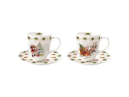 r2782 noch set 2 tazzine caffe con piattino nostalgic christmas pozzi milano 47f057a8 5e21 4051 a5c5 a95ba4c3fab0