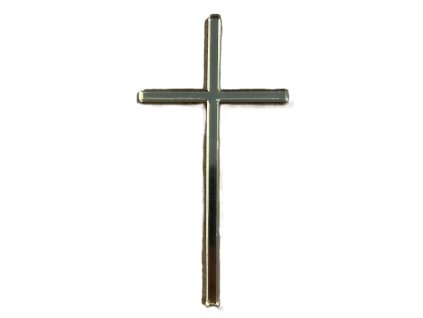 Akrylový Krížik bez zápichu zlatý 9cm