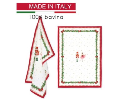 kuchynska utierka vianoce vianocny dekor bavlna easylife vilen R2634 MNOE 2