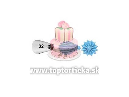 Wilton špička č.32 - otvorená hviezdica
