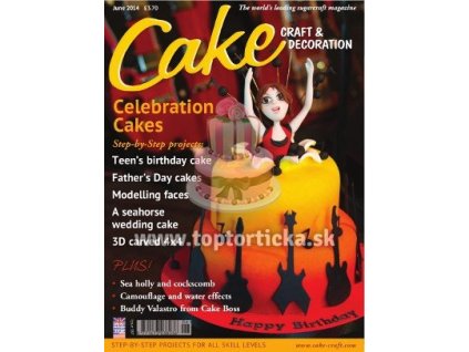 Časopis Cake Craft & Decoration Jún 6/2014