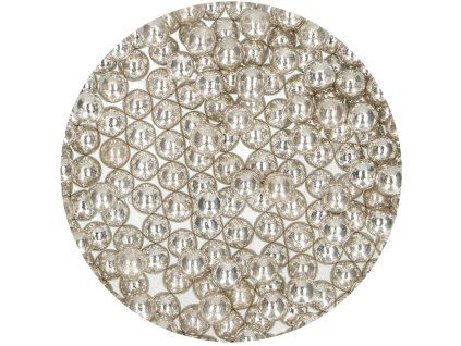 FC strieborné perly 8mm 80g