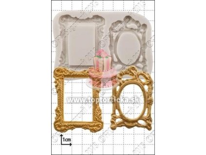 FPC Silikónová forma Ornamentové rámiky (C141 Picture Frames)