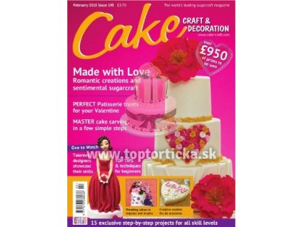 Časopisy Cake Craft & Decoration Február 02/2015