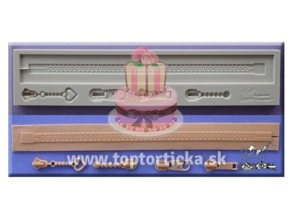 Silikónová forma Alphabet moulds Zips B